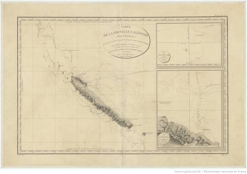 Carte de la Nouvelle-Calédonie